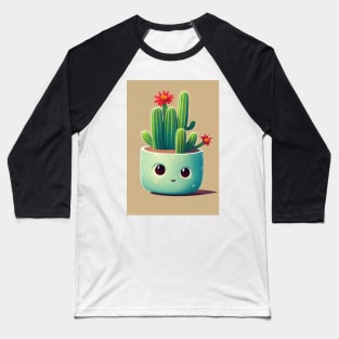 Cute Cactus Baseball T-Shirt